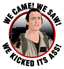 Ghostbusters We Came Saw We Kicked Ass Sticker window laptop bumper vinyl decal
