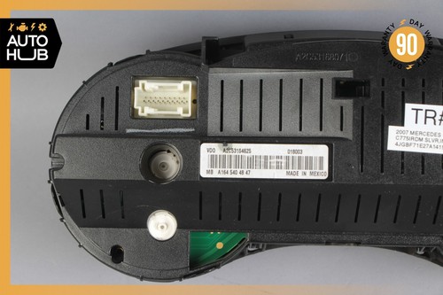 06-08 Mercedes X164 GL450 ML500 Instrument Speedometer Cluster 1645404847 189k - Picture 9 of 12