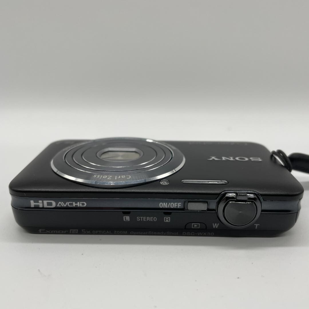 Sony Digital Camera DSC-WX30 Cyber Shot Black 5.0x 16.2 MP