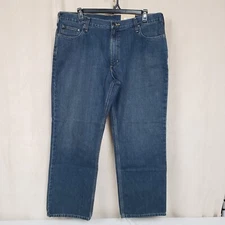 Carhartt Men's Holter Jean Relaxed Fit Bed Rock Denim 10-1483 968