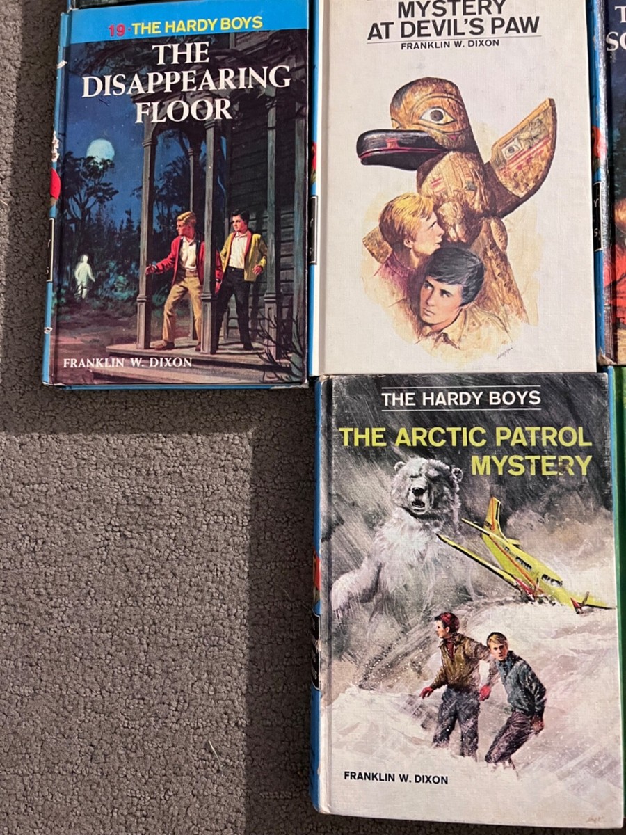 Lot of 13 Hard Cover Hardy Boys Series Books Plus 1 Nancy Drew and
