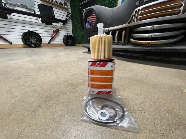 (4) 04152-YZZA6 Filtro de aceite TOYOTA COROLLA PRIUS SCION IM XD genuino oe con junta Foto 2 de 3