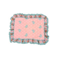 Vtg Walt Disney Minnie Mouse Ruffled SHAM Pacific Std Pillow Case Pink Bow Green