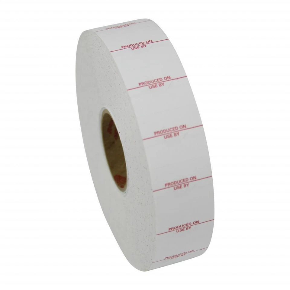AVERY DENNISON 1750 Produced On / Use By Monarch Paxar Avery 1136 Price Gun Labels 1 Roll
