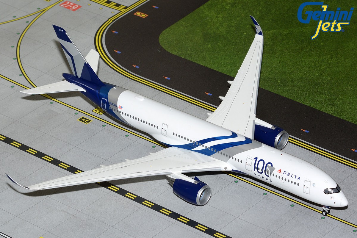 Gemini Jets 1:200 Delta Air Lines Airbus A350-900 100 Years
