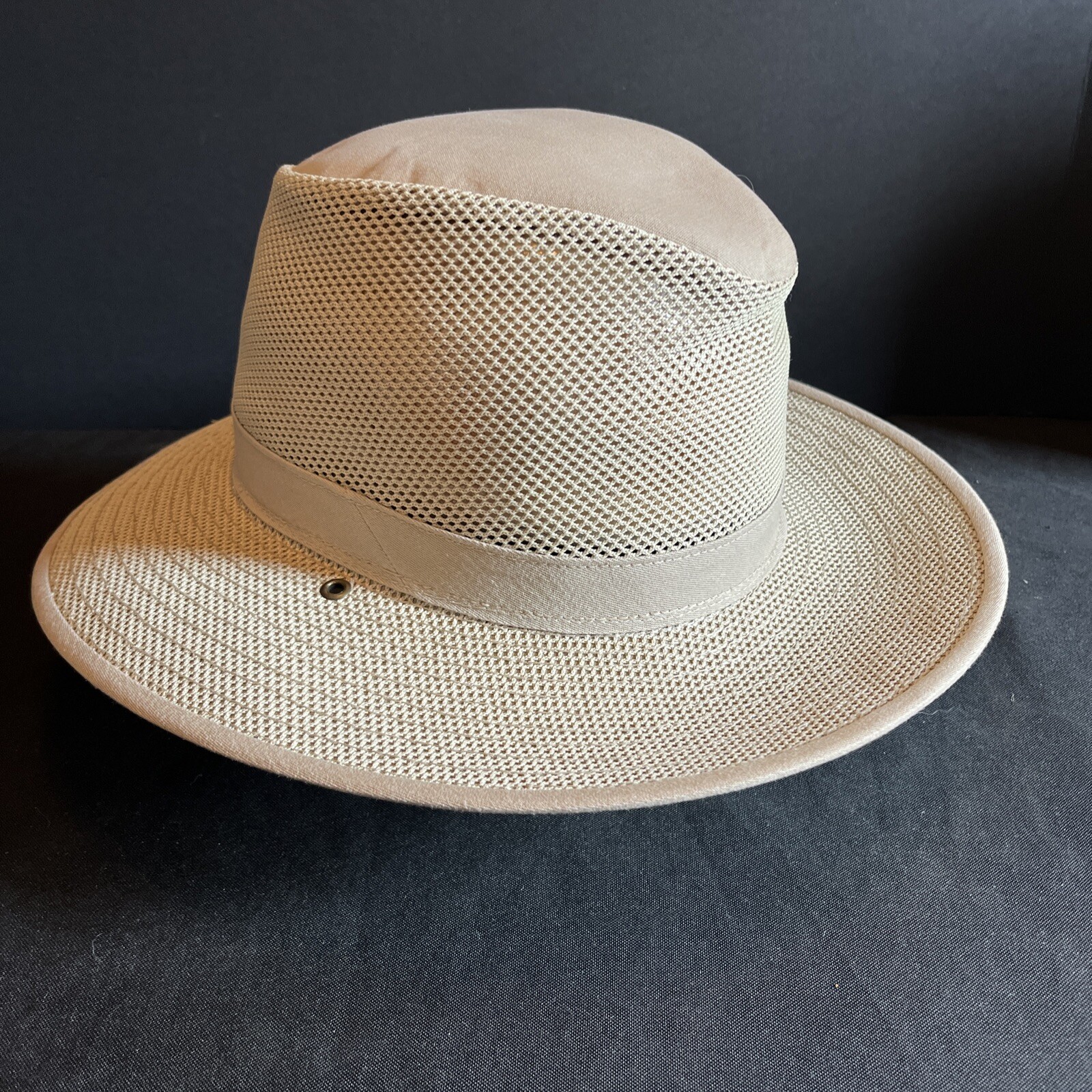 Henschel Hat Co. Khaki Safari Packable Vented Fedora 4310-95