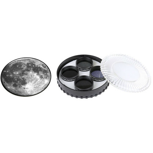 Celestron 1.25? Moon Filter Set (4 x Filters + Moon Case) #94315 (UK Stock) BNIP - Picture 1 of 12