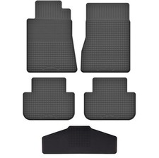 UniversalGummifußmatten + Tunnel: Mercedes SE W126 Limousine 1979-1991