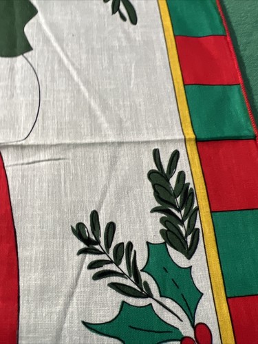Old World Santa Claus Scarf Christmas Tree Made in Taiwan 21.5” Approx Vintage - Picture 13 of 18