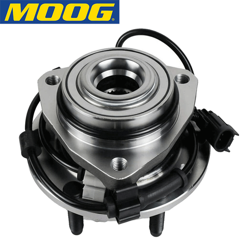Cojinetes de cubo de rueda delantera MOOG para Chevy Trailblazer 2002-2009 GMC Envoy XL 6 tacos - Imagen 5 de 8