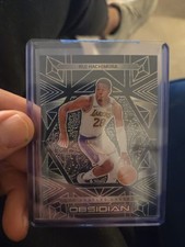 2024 Panini Obsidian Rui Hachimura Electric Etch Purple Flood Black