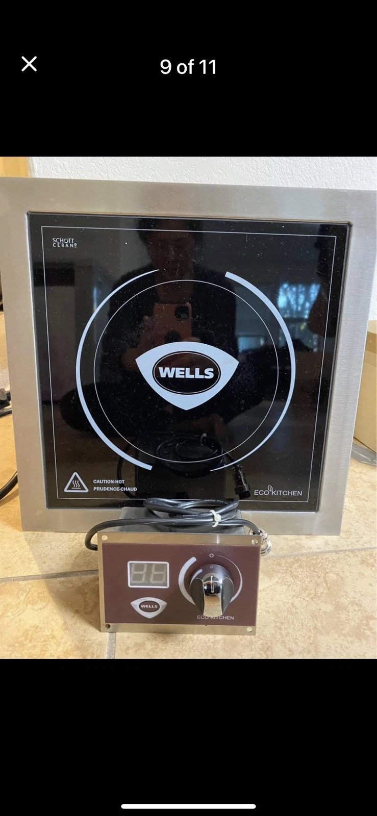 built in induction cooktop 15”x15”