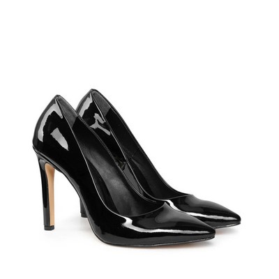 Stiletto Pumps Damen Lack / Matt High Heels 10cm Michael Soul Lucia Größe 36-46
