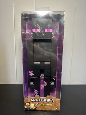 RARE Mattel MOJANG MINECRAFT Enderman 9.5 inch figure 2018 New In Box Black