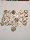 Mercury Roosevelt Dimes Mixed Dates 90% Silver 25 Coins Lot Nice Avg Condition