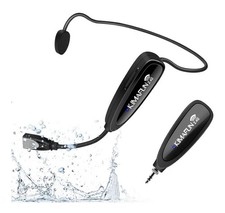 KIMAFUN G100-1 Wireless Headset Microphone System Waterproof Instructor Mic