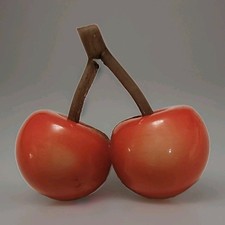 BAKELITE Red Cherries with Stems Vintage Sew ...