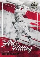 2022 Diamond Kings The Art of Hitting #6 Rogers Hornsby Card