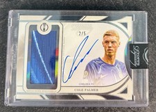 Cole Palmer 2024/25 Topps Dynasty Soccer UEFA Patch Relic On-Card Auto Black /5