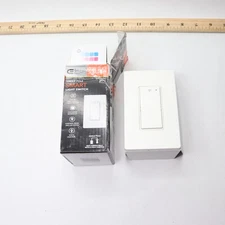 Commercial Electric Single-Pole White Smart Light Switch 15 Amp HPSA11CWB