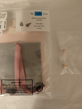 Image of Ted Baker Sinaa Crystal rose gold Stud Earrings In Pouch & box brand new sealed