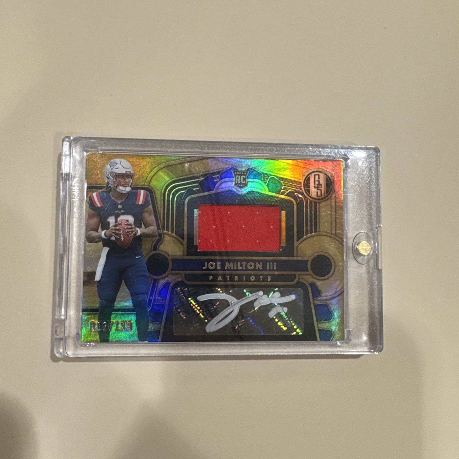 2024 Gold Standard JOE MILTON Rookie Patch Auto /199 Cowboys RPA #205