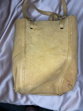 Able Tote Bag Leather, Tan Color