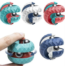 1pc Orbit Ball Fidget Toy Anti Stress Sensory Spinner Focus Cube - NEW