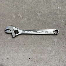 VINTAGE DIAMOND Calk HORSESHOE Co. 12" ADJUSTABLE WRENCH DULUTH MN USA 