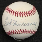 TED WILLIAMS Signed Official Baseball-HALL OF FAME-BOSTON RED SOX-PSA Letter