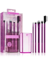 REAL TECHNIQUES Enhanced Eye Set Brush Cup RT-91534 shadow eyeliner mascara 6pcs