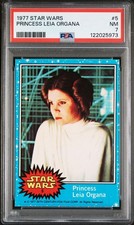 1977 Topps Star Wars #5 Princess Leia Organa PSA 7