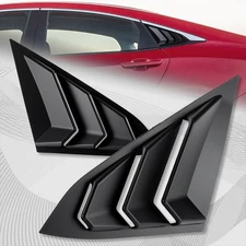 For 16-21 Honda Civic 10Th DX LX EX 4DR ABS Side Window Louvers Scoop Cover Vent