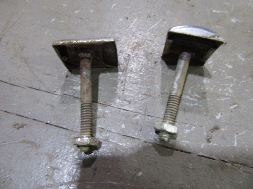 1949-1952 Chevrolet Styleline 4 door exterior center pillar top trim moldings - Image 2 of 2