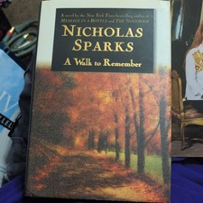 Product Image: Nicholas Sparks SIGNED A Walk to Remember HC 1st Ed 1st Printing AUTOGRAPHED