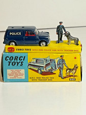 Corgi No. 448 Austin  Police Van with Policeman & Dog and Original Box