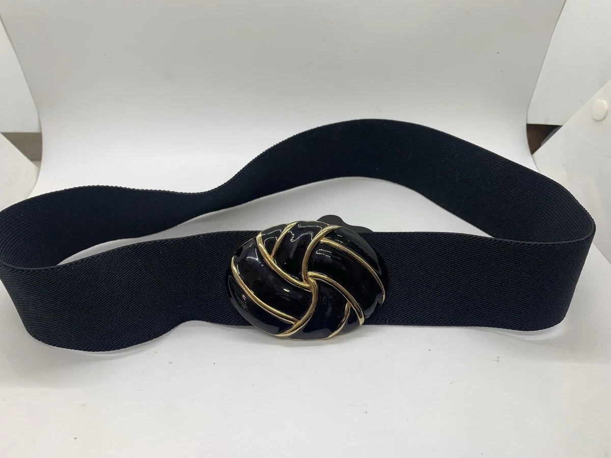 Black Elastic Vintage Belts for sale | eBay