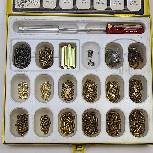 Yale Mini Keying Kit KS #169112 Fine Lock Repair Springs Pin Ball Tools - Bild 2 von 4