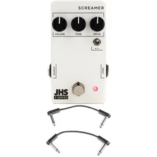JHS 3 Series Screamer Pedal with EBS Patch Cables