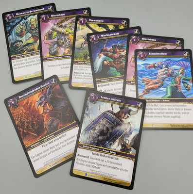 World of Warcraft - WOW TCG - Krieger Konvolut - Karten - Kriegerkarten