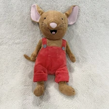 Kohls Cares If You Give A Mouse a Cookie Plush Red Overalls 14" Stuffed Animal