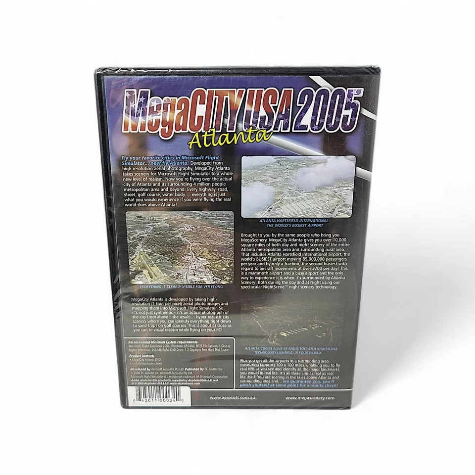MEGACITY USA 2005 Atlanta MEGA CITY Add-On For Flight Simulator 2004 PC Aviator - Image 2 of 4