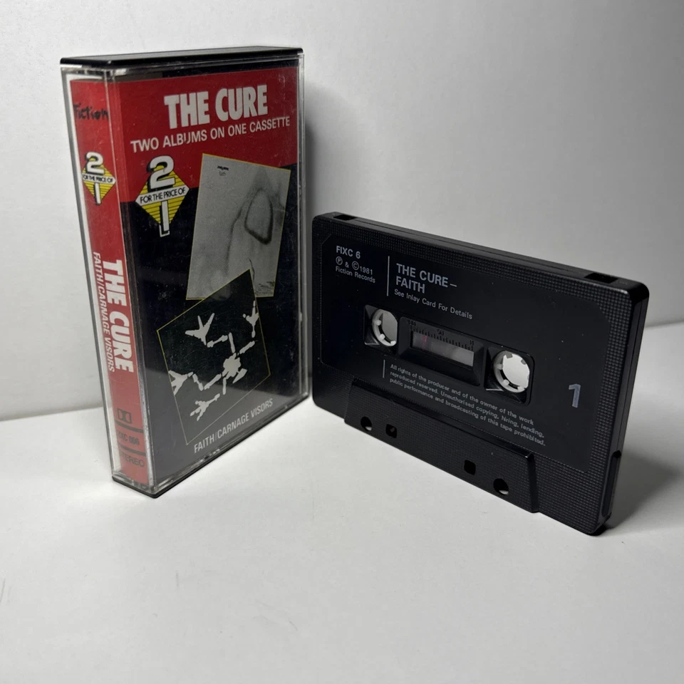 The Cure - Faith / Carnage Visors - Cassette Tape In Very Good Condition Rare - Image 3 of 4