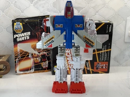 Vintage 1985 Tonka Bandai GoBots Power Warrior Suit Courageous Excellent