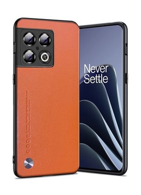 OnePlus 10 Pro Case 5G, Soft TPU Leather, Ultra-Light, Anti-Scratch, Orange