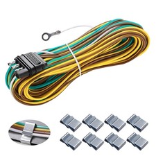 HayEastdor 23ft Trailer Light Wiring 4 Pin Male Female, 4 Female