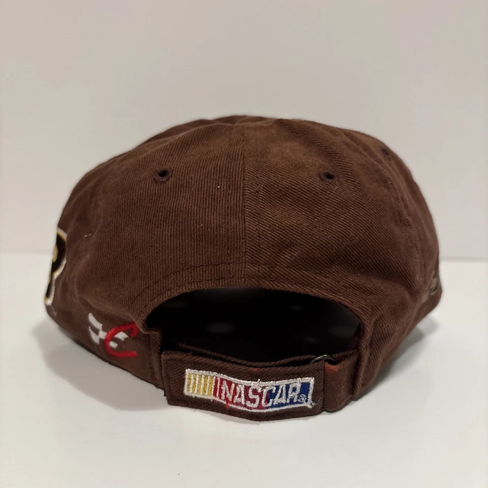 Sombrero ajustable vintage UPS Racing Dale Jarrett marrón bordado Foto 4 de 4