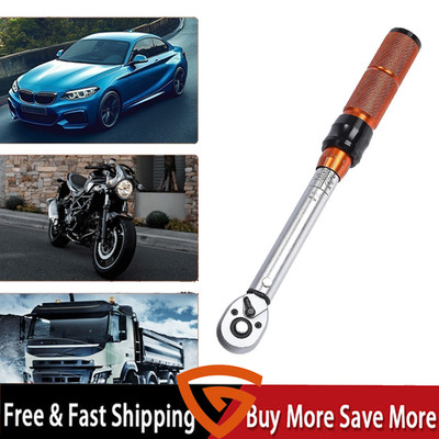 1/4'' Drive Click Torque Wrench Snap Socket Ratcheting 1/4'' 2-20Nm 17.7-177 INLB