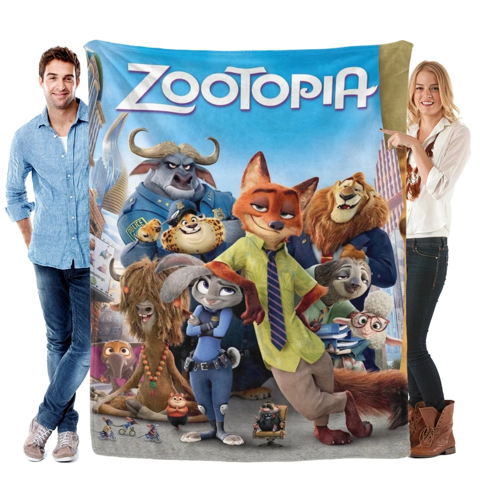 Zootopia Blanket Soft Bed Sofa Fleece Blanket