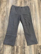 Vintage Pendleton Wool Pants Women  s Size 16 Plaid Brown Red 100 Virgin Wool